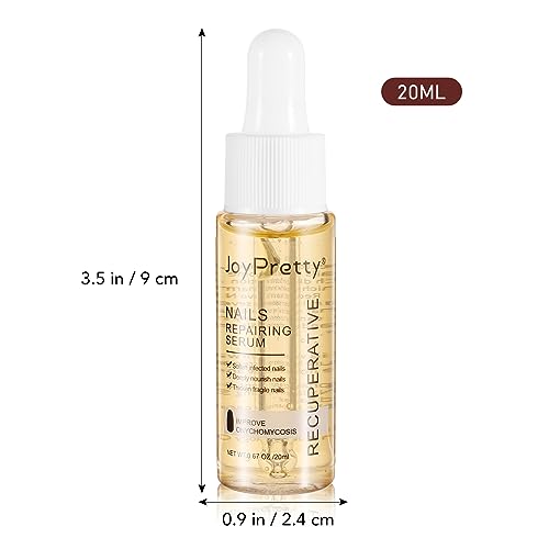7 días de crecimiento y fortalecimiento de uñas suero 0.7 fl oz solución suavizante de onicomicosis aceite de tratamiento de uñas para uñas descoloridas y dañadas